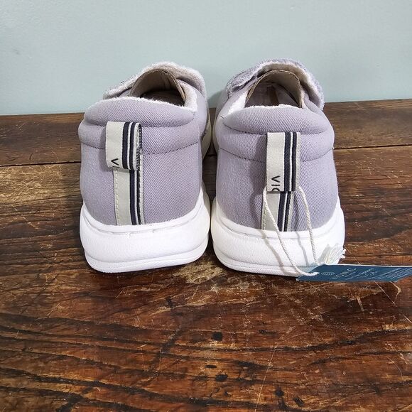 Vionic Beach‎ Seaview Light Gray Canvas Loafer Mens Size 8 Medium main image 4